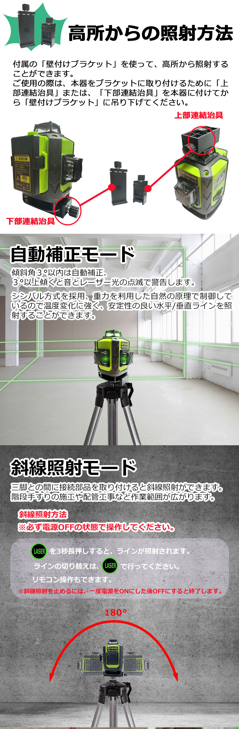 緑彩平皿 (未使用 新品同様) 〇山真製鋸(YAMASHIN) グリーンフルラインレーザ墨出し器 MS-06