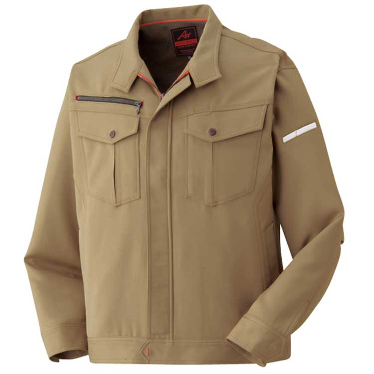 作業服 メンズ ブルゾン レディース 制服 秋冬 ストレッチ 制電 長袖