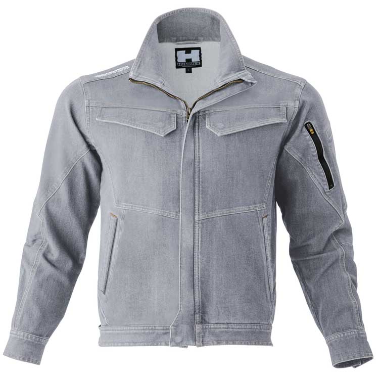 HUMMER（ハマー） デニム ジャケット メンズ 作業服 ブルゾン 長袖 春