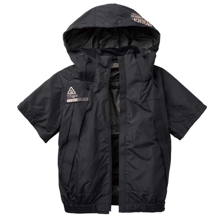 2022年 空調風神服 夏用 半袖 ブルゾン 作業服 作業着 メンズ レディース the tough 空調風神服半袖ブルゾン 服のみ 5545 空調作業服 サンエス | アタックベース | 03