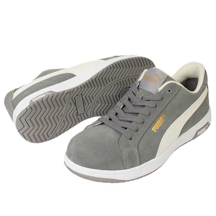 PUMA（プーマ） 安全靴 ヘリテイジ アイコニック ローカット 本革 紐
