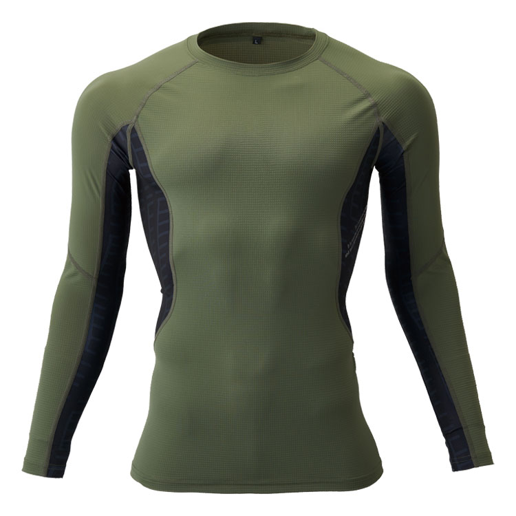 アタックベース コンプレッション 冷感 夏用 インナー 長袖 吸汗速乾