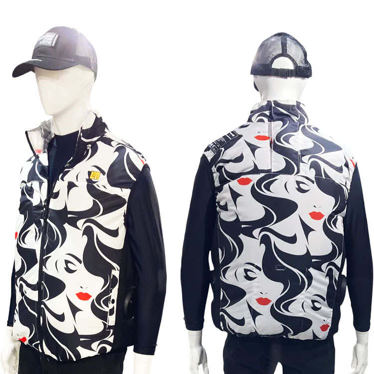 2枚組　空調服ゴルフウェアとして絶大な人気を誇LOUDMOUTH 空調風神服®×Loudmouth コラボレーションファン付きウェア発売の