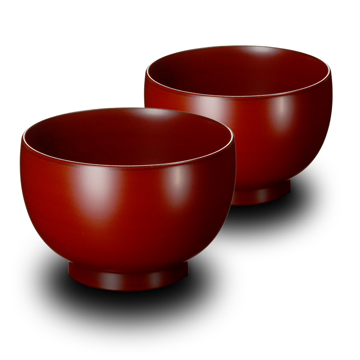 ほてい 汁椀 ペアセット 溜/古代朱 漆塗り モダン 漆器 あたかや