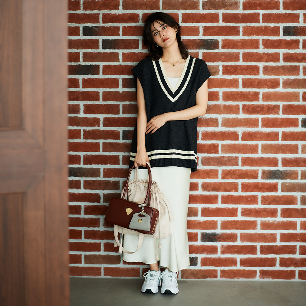 ATAO公式 Vali ヴァリ セカンドバッグ スエード調 とろみ素材 軽い 軽量 サブバッグ A4 トート 通勤 通学 ママバッグ 手提げ 斜め プレゼント 女性 | ATAO | 01