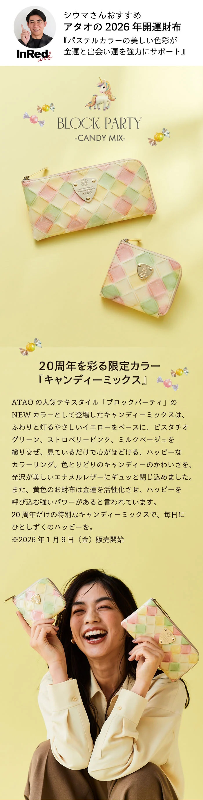 ATAO（アタオ） ATAO公式 ブロックパーティーシリーズ キャンディ
