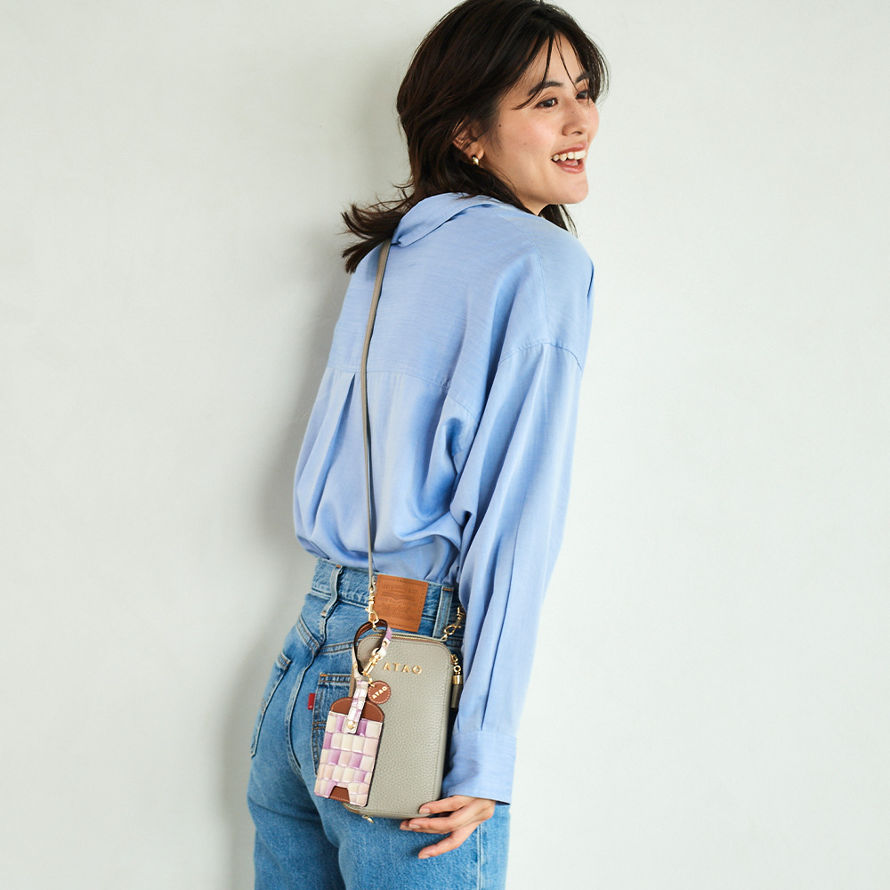 ATAO公式 PICO・ヴィトロ パスケース エナメルレザー イタリアンレザー ICケース 軽量 定期入れ 薄型 カード入れ 通勤 通学 ギフト クリスマス プレゼント | ATAO | 12