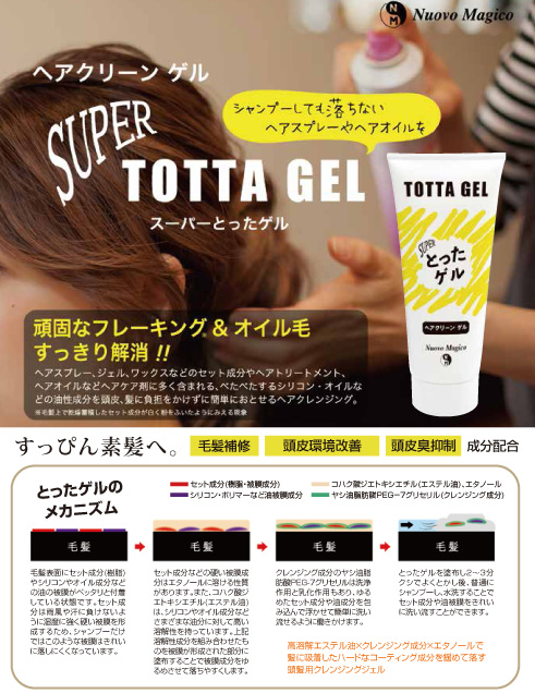 ヌーボマジコ スーパーとったゲル 180g ヘアクレンジング スタイリング