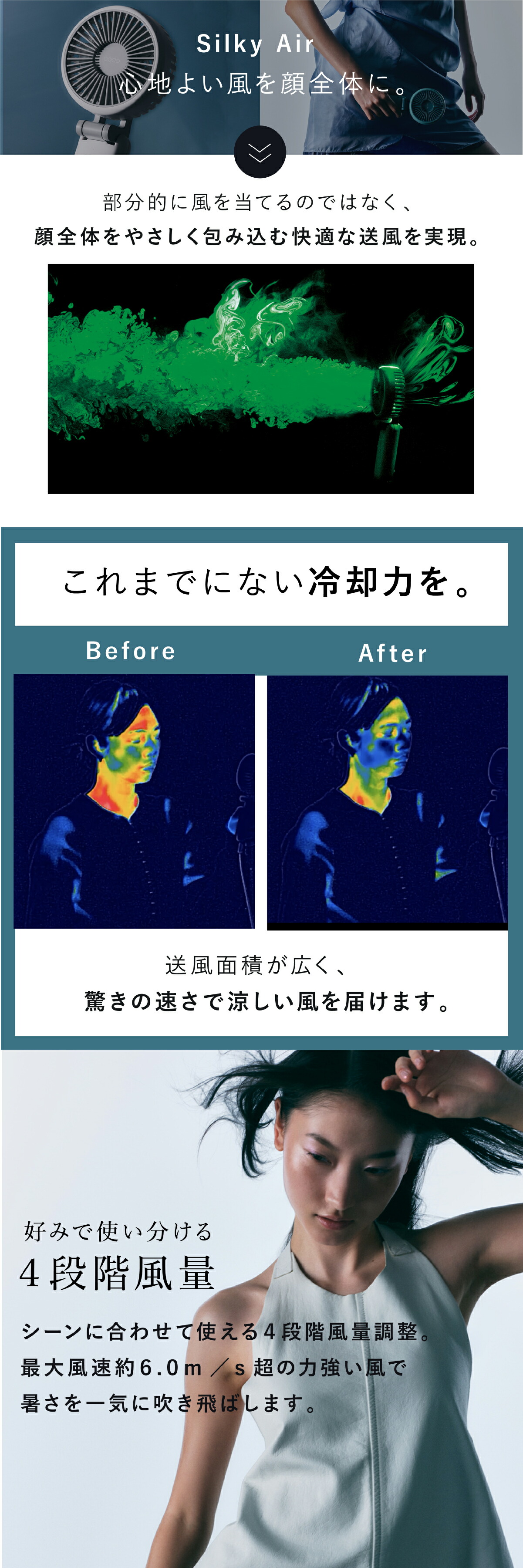 カドー ハンディファン lp03