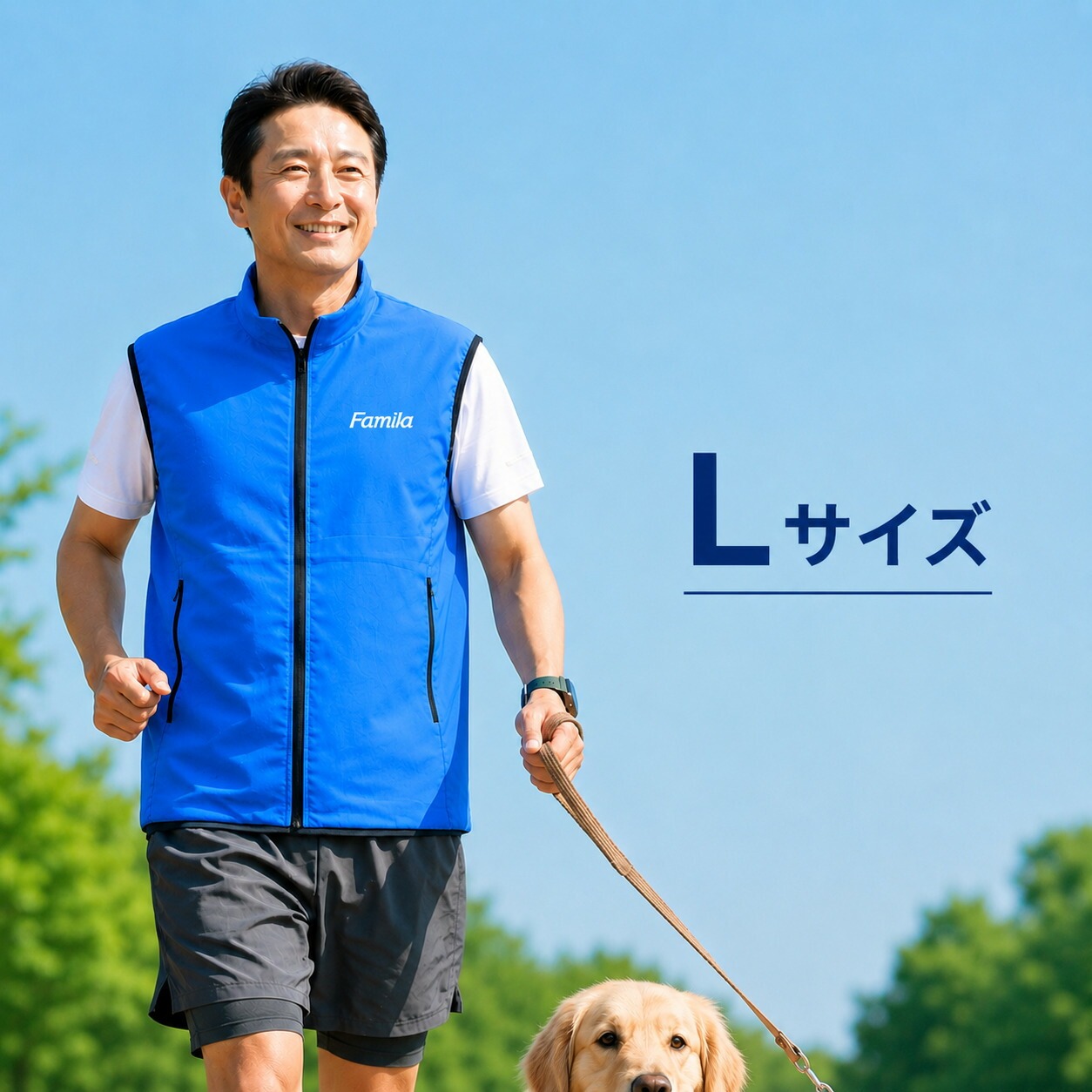 クールファンベスト ACアダプター＋モバイルバッテリー付 空調作業服