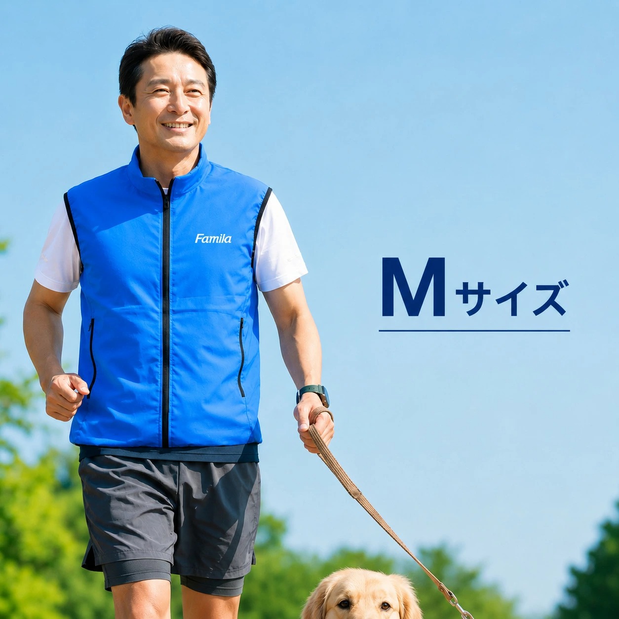 クールファンベスト ACアダプター＋モバイルバッテリー付 空調作業服