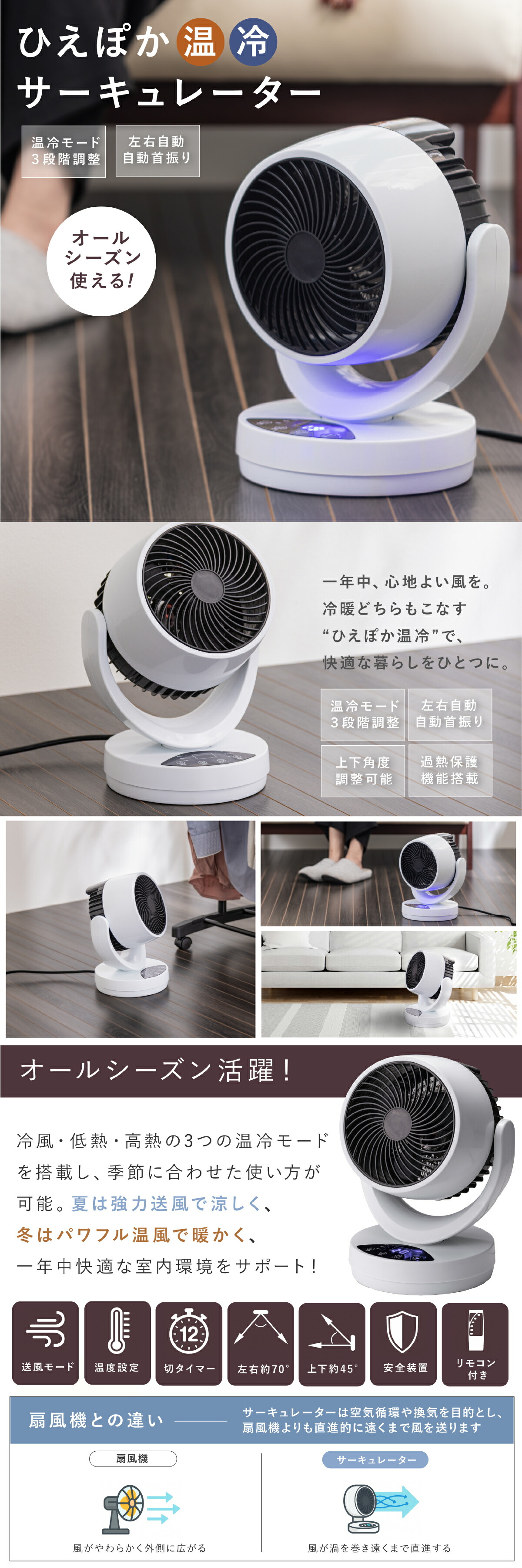 ひえぽか温冷サーキュレータ lp01