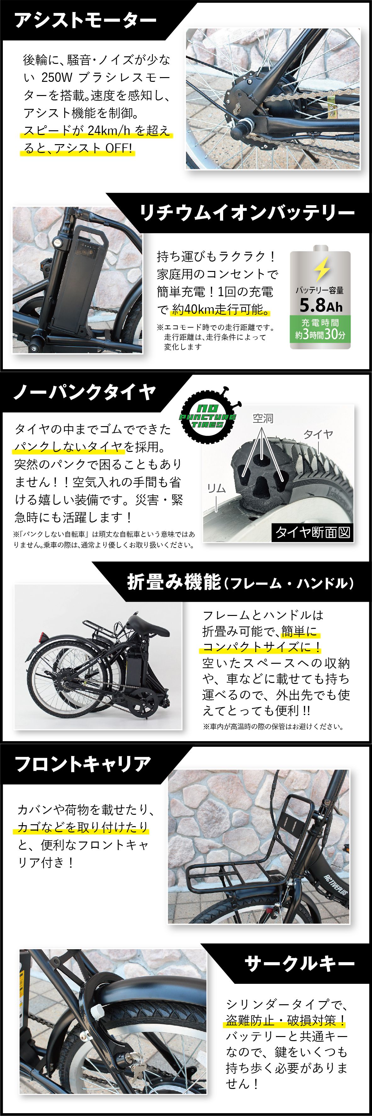 ミムゴ クーポン有 電動自転車 折りたたみ自転車 パンクしない 20