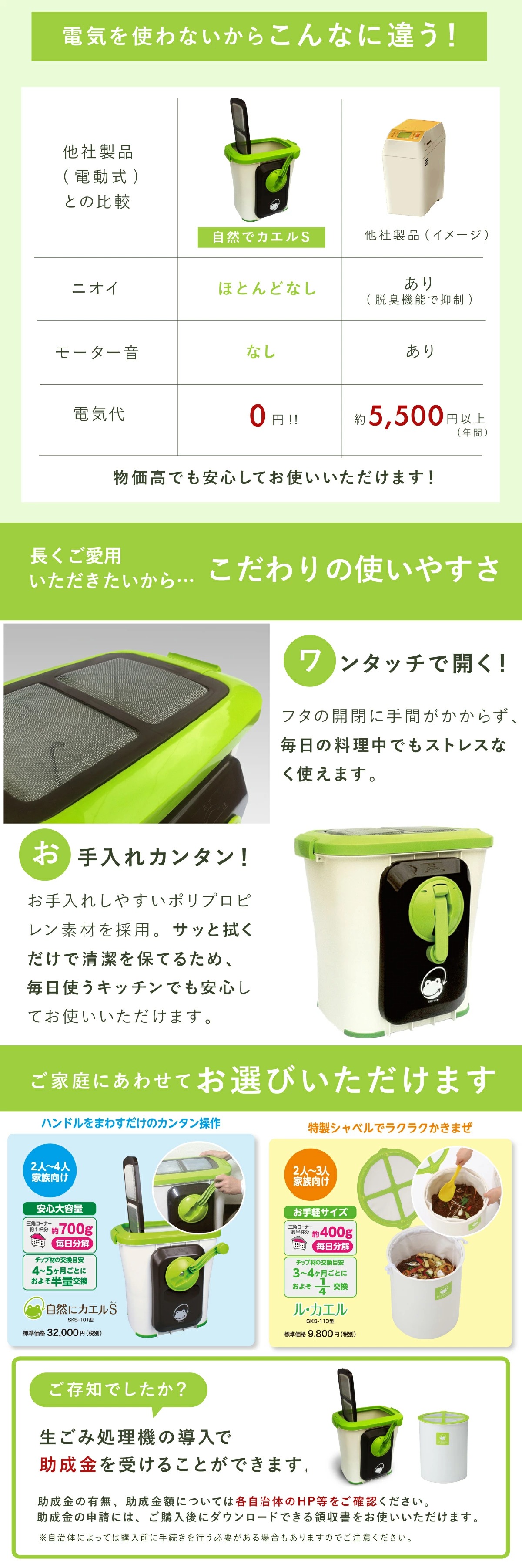 自然 エコクリーン 自然にカエル 基本セット 生ゴミ 生ごみ 処理 家庭