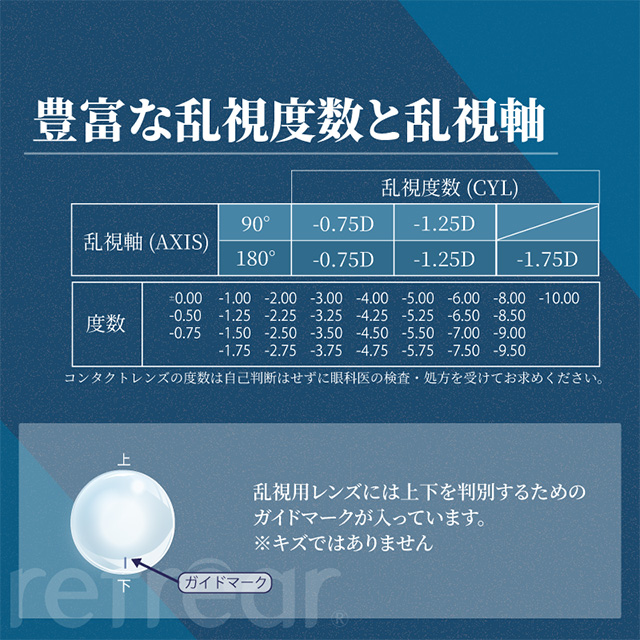 コンタクトレンズ 乱視用 ワンデーリフレアシリコーンUVトーリック 30枚×8箱 送料無料 / 1日使い捨て 1day トーリック 乱視_7
