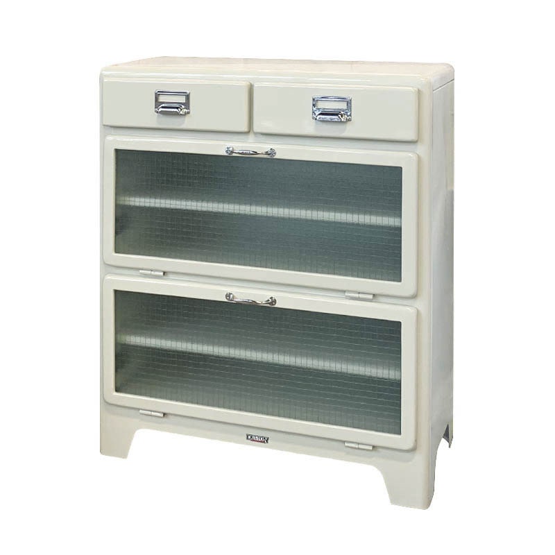 キャビネット・サイドボード MINI TRIANGLE CABINET GRAY GREEN /DULTON green-assembled-kitchen-