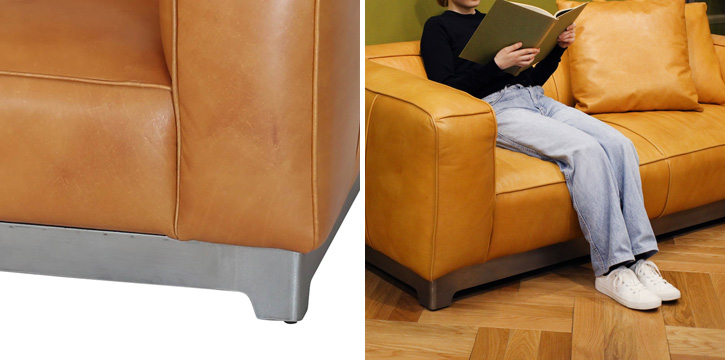 DULTON（ダルトン） ソファー 2人掛け 本革 マスター ソファ 2シーター