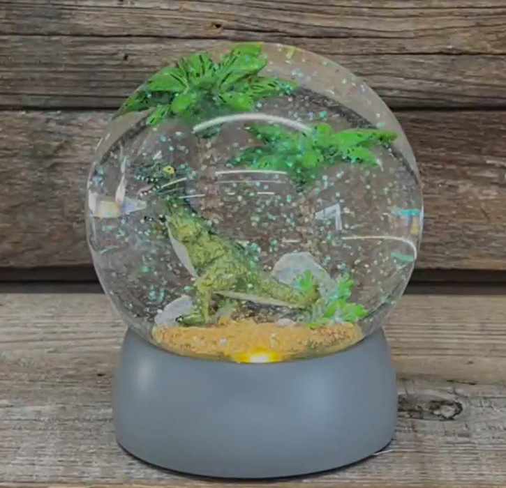 DULTON（ダルトン） スノードーム クリスマス ダイナソー スノー