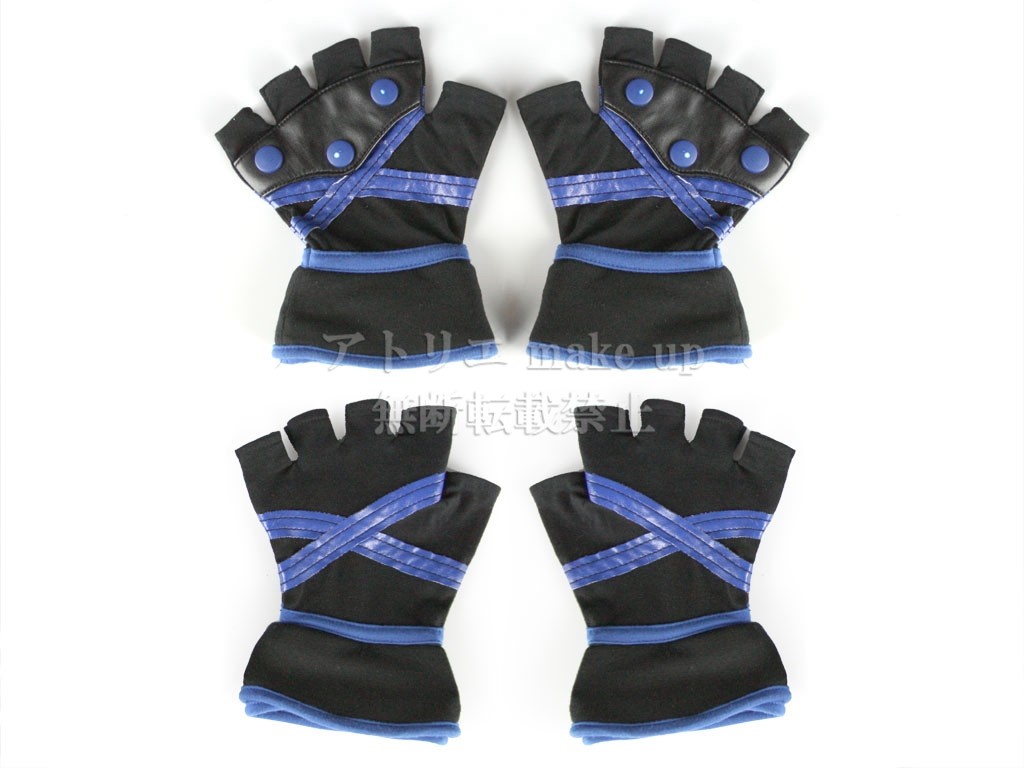 キングダムハーツ kingdam hearts ソラ 黒+青手袋 コスプレ コスプレ