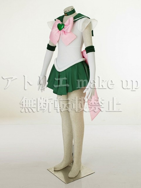 木野まこと　コスプレ　フルセット　セーラージュピター　制服　セーラームーン　衣装 美少女戦士セーラームーン コスプレ 衣装】木野 まこと セーラー