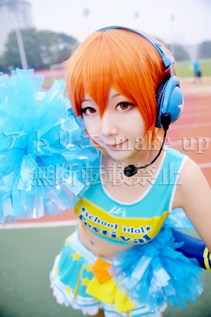 lovelive ラブライブ コスプレ 衣装】星空 凛 チアガール衣装