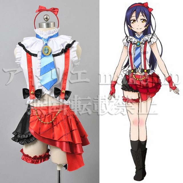 Amazon.co.jp: jojo2019_cos 園田海未 R 僕らは今のなかで コスプレ衣装 ラブライブ！スクフェス μ's (女性, XL)  : ホビー