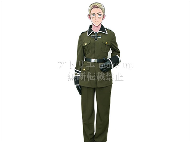 【ヘタリア Axis Powers コスプレ 衣装】ドイツ軍服 : wsc-0057 : アトリエ メイクアップ - 通販 - Yahoo!ショッピング