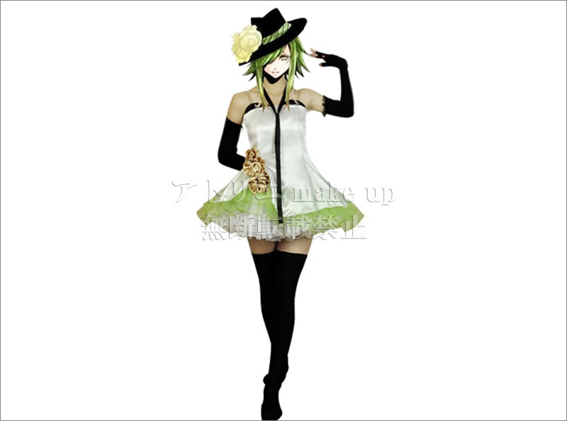 【VOCALOID ボーカロイドシリーズ コスプレ 衣装】GUMI メグッポイド 山茶花 コスプレ衣装 コスチューム アニメ ゲーム オーダーメイド対応