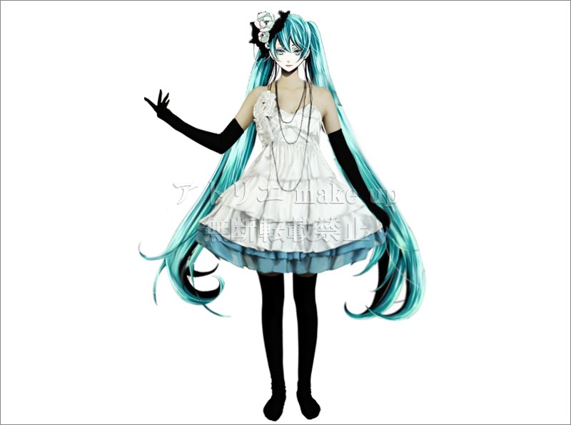 初音ミク 山茶花 コスチューム】コスプレ衣装F279 VOCALOID2初音