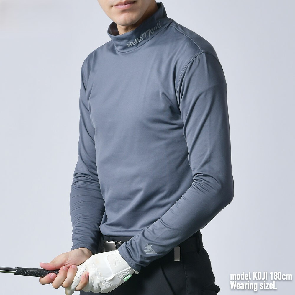 SLDO ゴルフ　裏起毛ハイネック　xsサイズ STELLA77GOLF stella77golf ステラセブンティーセブン メンズ 裏
