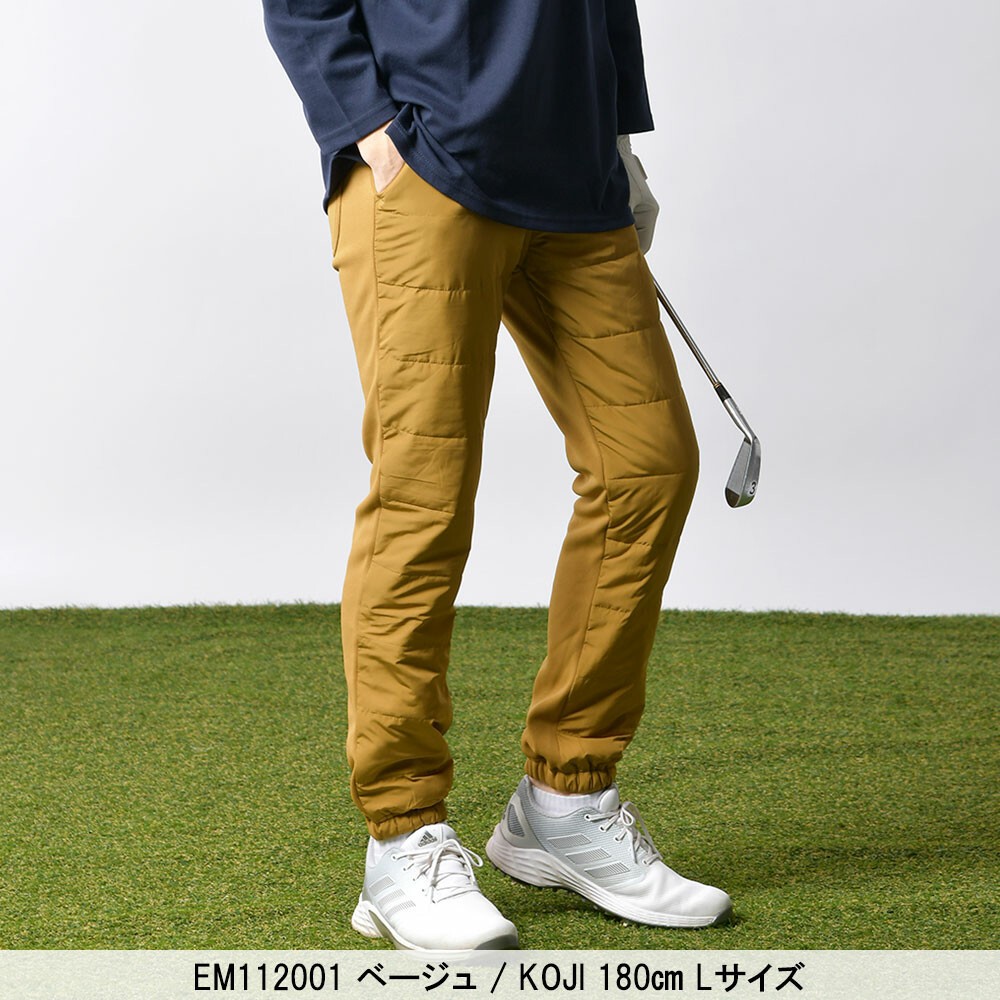 Relation すぐにお届け リレーション メンズ 中綿ジョガーパンツ