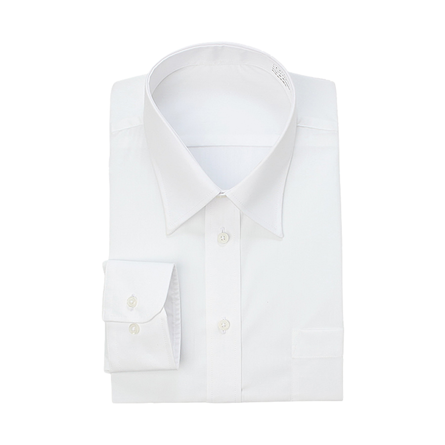ワイシャツ 白 メンズ 長袖 Yシャツ 標準体 カッターシャツ レギュラー