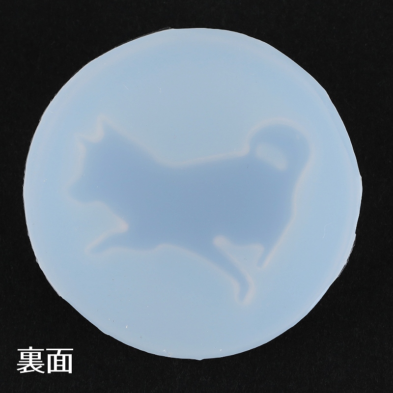 豆柴♥柴犬形ターコイズレジンアクセサリー 柴犬 豆柴 レジン