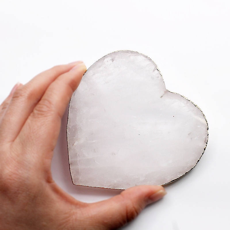 ハート型 水晶 シーリングワックス用スタンプ台 1個 : あとりえほのか