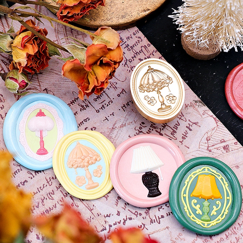 ＊rita_antique＊ ケース付き シーリングスタンプ アンティーク ヘッドのみ】シーリングワックス用 スタンプヘッド アンティーク