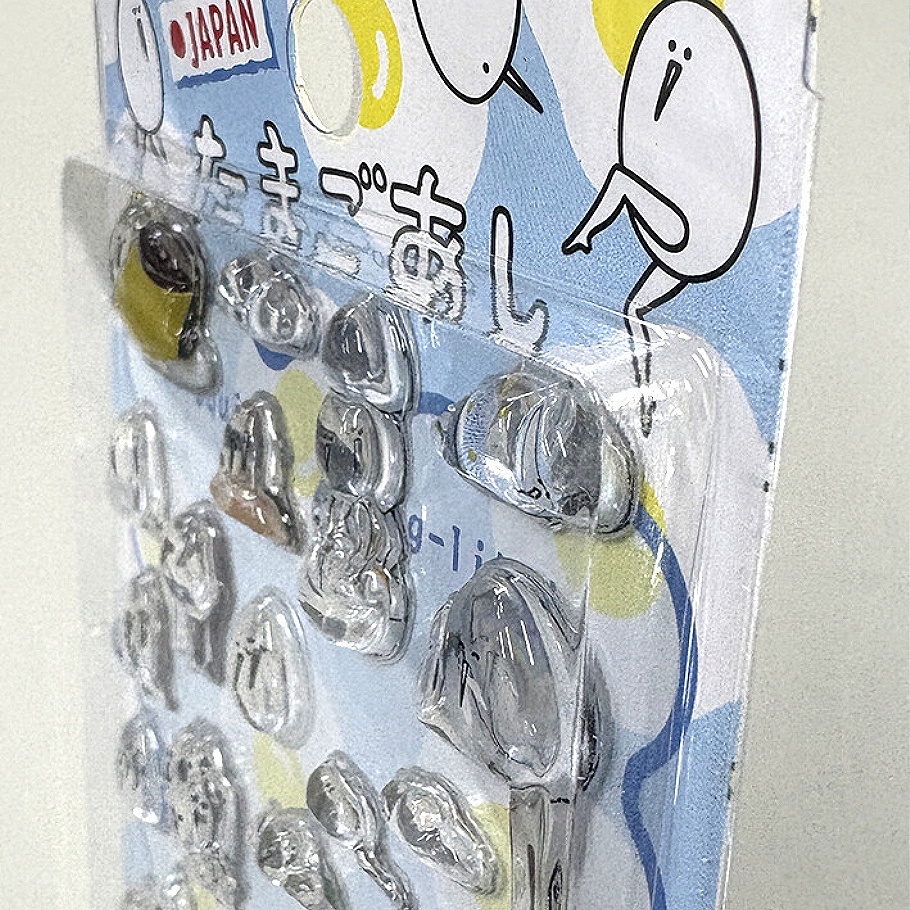 たまごあし ぷっくりシール 立体シール 全6種 : あとりえほのか - 通販