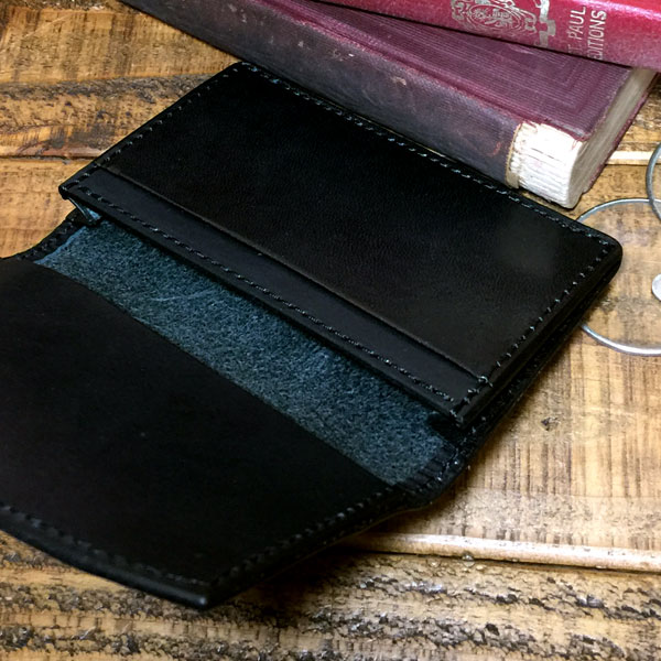 手縫い ヌメ革 IDケース サドルレザー 栃木レザー | | ガイア2096