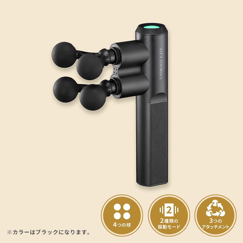 ルルド マッサージガン マッサージ器 福袋 2026 HAPPY26WN02 ハンディ