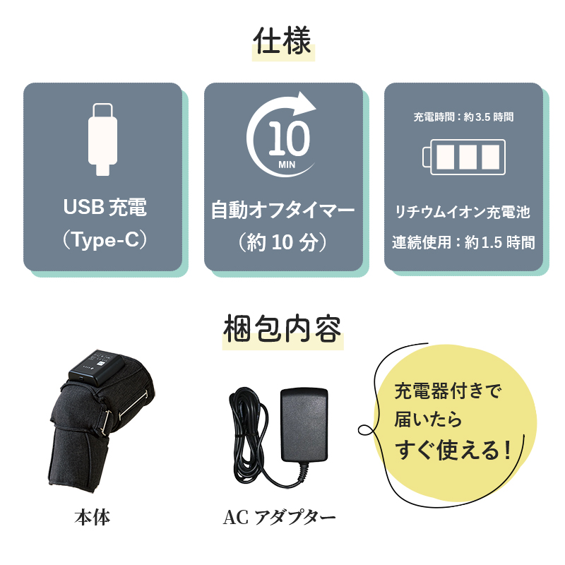 仕様と梱包内容