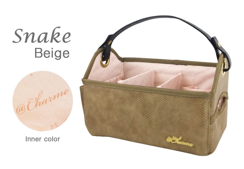 メイクボックス  鏡付き 持ち運び おしゃれ 化粧水 取っ手 収納ボックス 仕切付き メイク 収納 筆入れ付き 外ポケット |  | 01