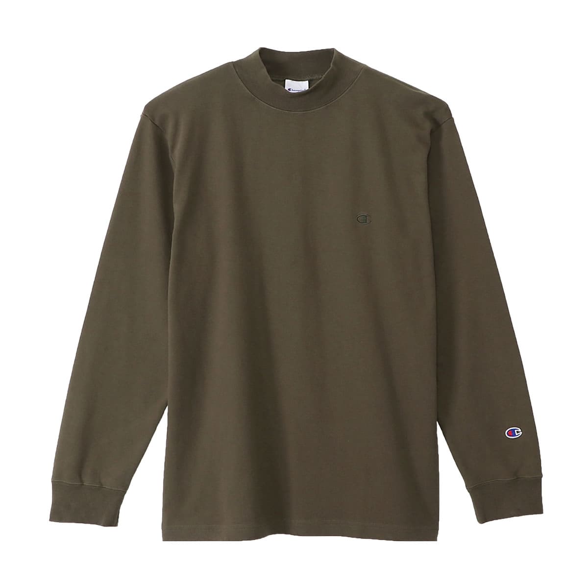Champion チャンピオン Tシャツ モックネックロングスリーブT Champion チャンピオン Tシャツ モックネックロングスリーブT