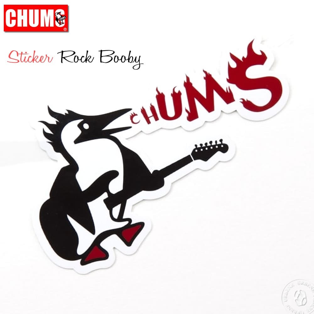 チャムス Chums ステッカー ロックブービー ch62-0047  Sticker Rock Booby ワッペン シール パソコン ノート スマホ｜atforest｜02