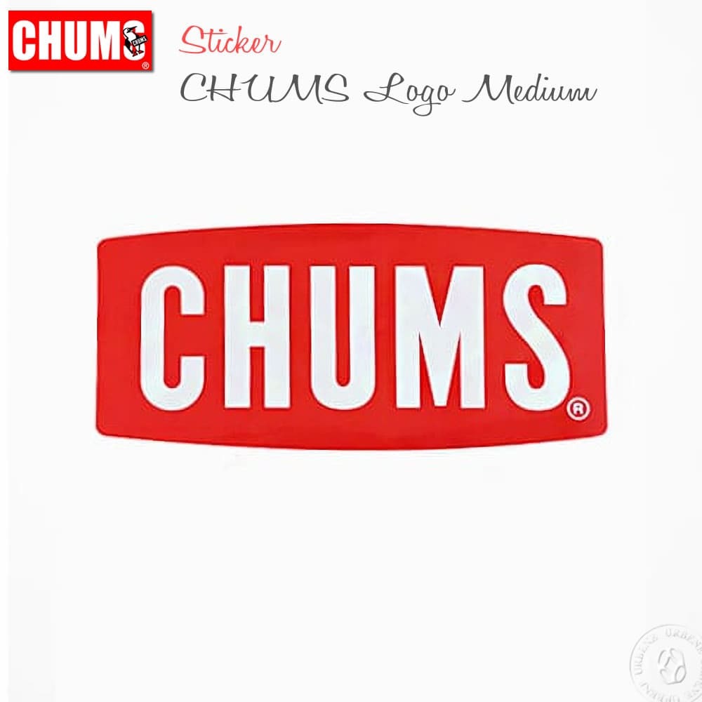 横18cmタイプ チャムス Chums ステッカーチャムスロゴミディアム ch62-1071  Sticker CHUMS Logo Medium ワッペン｜atforest｜02