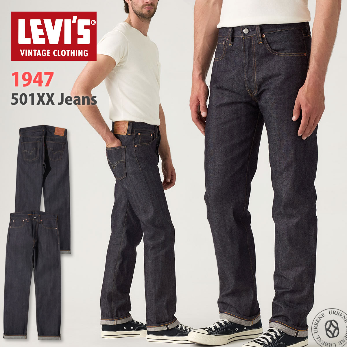 Levi's 501XX W36 L34 1947モデル NOS(デッド品) Levi's LVC(米国製) 501XX 1947年モデル W34-L34