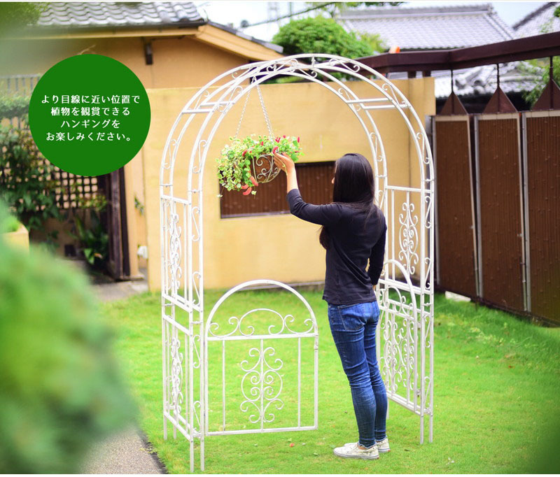 吊り下げ用プランター ガーデニング用バスケット ゴージャスアイアン