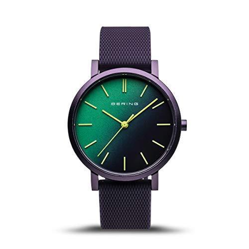 BERING メンズ ソーラーパワーウォッチ ステンレススチール