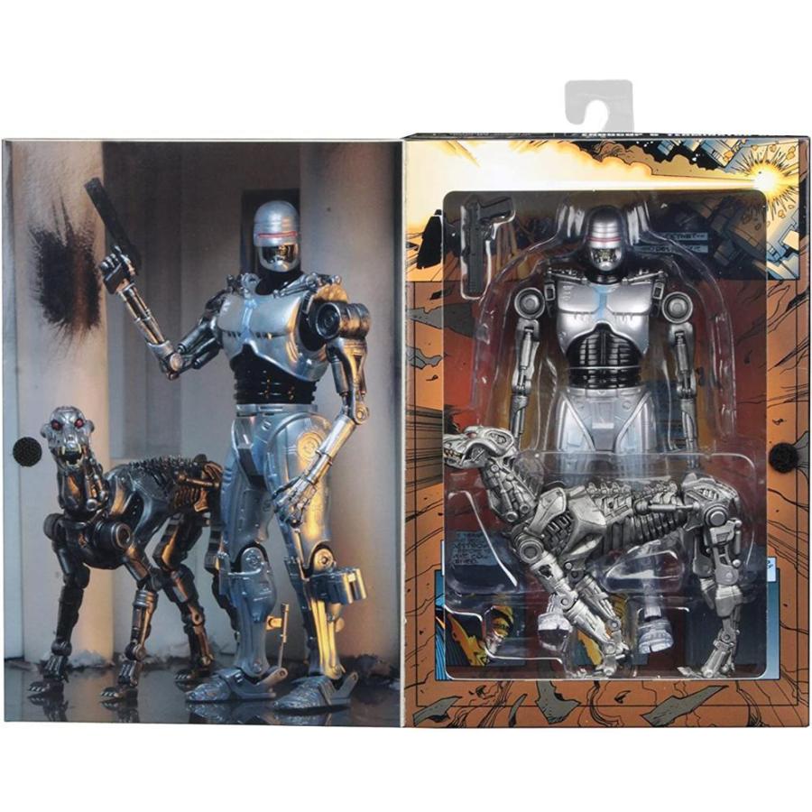 NECA ターミネーター クリア Ver. ロボコップ蓄光 Ver. NECA Robocop vs The Terminator 7 inch Action Figures