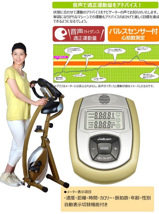 折り畳み式フィットネスバイク