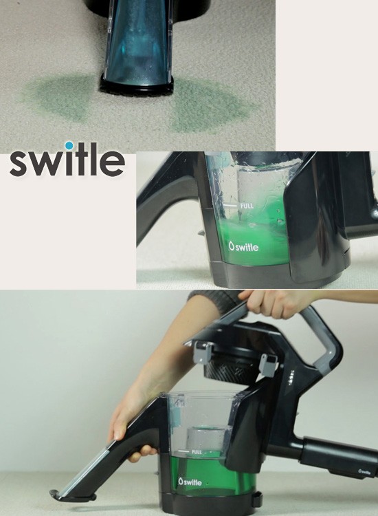 在庫有】食べこぼし 掃除 [水洗いスイトル switle 水で吸い取る掃除機