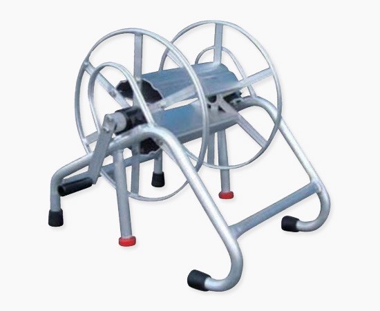 アルミス 軽トラ用 ラック式巻取機 動噴ホース専用 50m STR-50 ／同梱